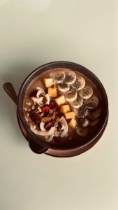 Berry Smoothie Bowl High-Fiber Healthy Breakfast
